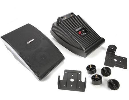 YAMAHA ヤマハ NS AW592 2台 Yamaha NS-AW592 (Black) Indoor/outdoor speakers with integrated