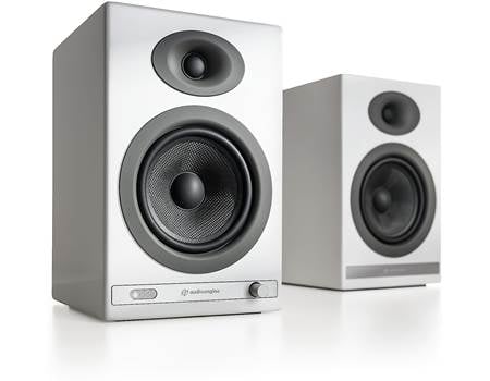 Audioengine HD4 (White) Powered stereo speakers with Bluetooth