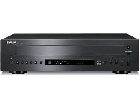 Yamaha CD-C603 5-disc CD changer with front-panel USB input at