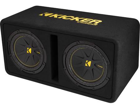 車のパーツ kicker  TPTP102 Kicker 50DCWC102 2-ohm ported enclosure with two 10