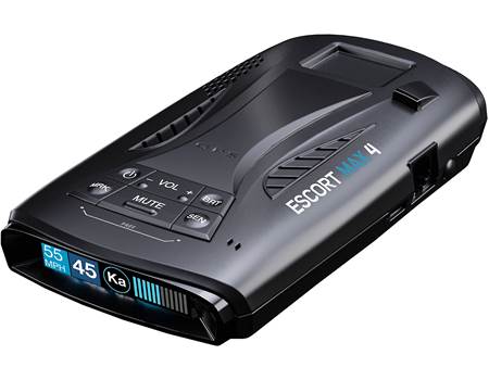 Escort MAX 4 Radar detector with Bluetooth®, GPS, and preloaded