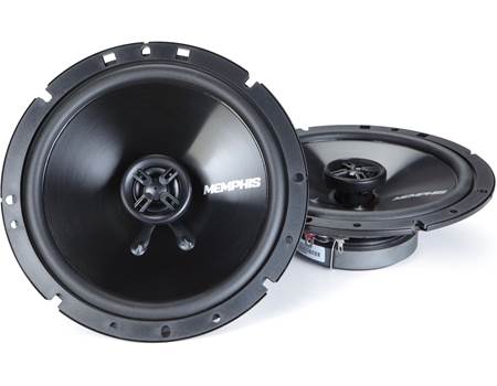 Memphis Audio 15-SRX62 6.5-Inch 2-Way Coaxial Car Speakers – Street Reference Series, 30W RMS