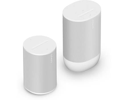 Sonos Era 100 and Move 2 Bundle (White) Indoor and outdoor