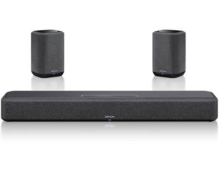 Denon Home Sound Bar 550 & Home 150 Rear Speaker Bundle Powered 4