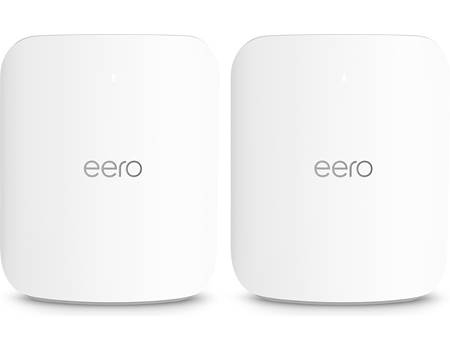 eero Max 7 (2-pack) Mesh Wi-Fi 7 system with 2 modules, supports