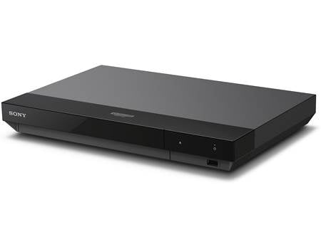 Sony UBP-X700U 4K Ultra HD Blu-ray player with HDMI cable at