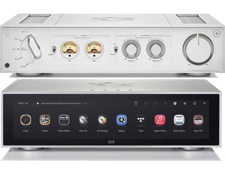 HiFi Rose RA280 and RS151 (Silver) Integrated amplifier and high