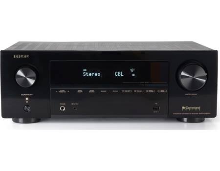 Denon AVR-X1800H 7.2-channel home theater receiver with Dolby