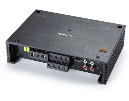 Kenwood Excelon X303-4 4-channel car amplifier — 50 watts RMS x 4