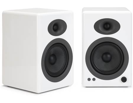 Audioengine A5+ (White) Powered stereo speakers (White) at Crutchfield