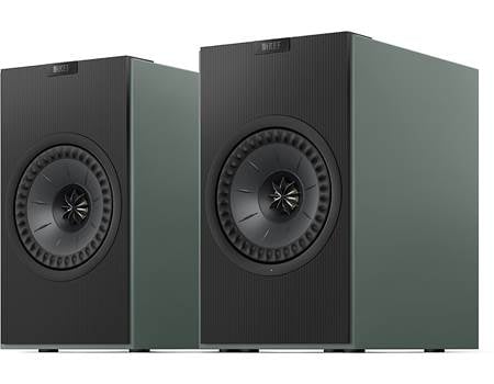 KEF Coda W (Moss Green) Powered stereo speakers with Bluetooth