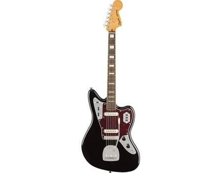 美品　Squier Jaguar Classic Vibe '70s Squier Classic Vibe '70s Jaguar® (Black) Electric guitar with