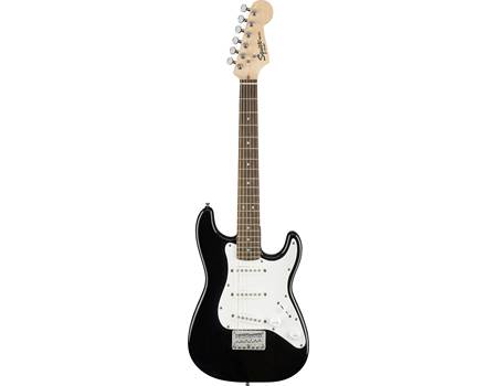 Squier Mini Stratocaster® (Black) 3/4-size electric guitar with