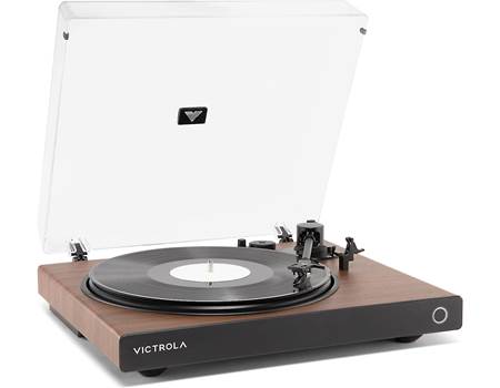Victrola Wave VPT-1520 (Walnut) Semi-automatic belt-drive