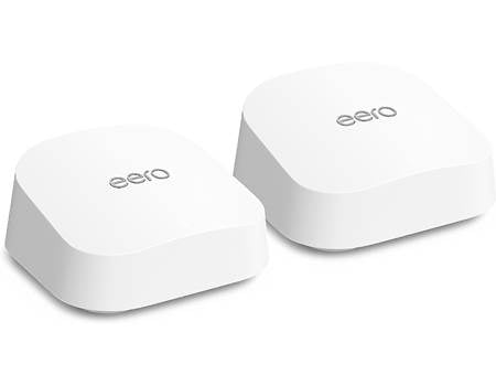 eero 7 メッシュWi-Fi7ルーター 2ユニット 美品 eero 7 (2-pack) Dual-band mesh Wi-Fi 7 system with 2 modules