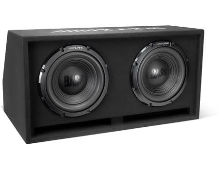 ALPINE BASS RS ウーファー 2個セット Alpine W-DB12V Vented subwoofer enclosure with two 12