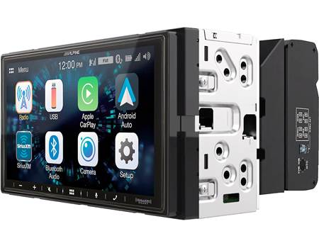 Alpine ILX-W770-M and Mono Amp Package Includes iLX-W770-M
