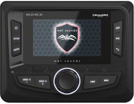 Wet Sounds WS-ZX-MC-20 Marine digital media receiver with