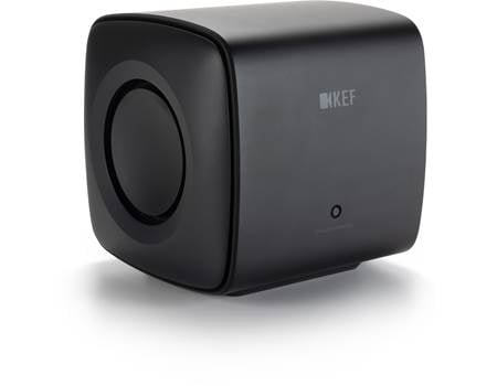 KEF KC62 (Carbon Black) Compact powered subwoofer with digital