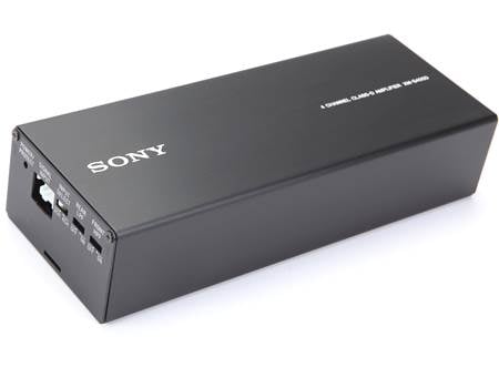 Sony XMS400D Compact 4-channel car amplifier — 45 watts RMS x 4 at