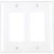 OnQ 2 Gang Deco Wall Plate
