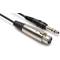 HOSA XLR3F to 1/4 in TRS, 5 ft
