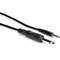 HOSA 1/4 in TS to 3.5 mm TRS, 5 ft