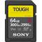 Sony SF-G64T/T1 64GB UHS-II Tough SD Card