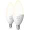 Philips Hue White E12 Bluetooth Smart LED Decorative Candle