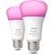 Philips Hue A19 RGB Bulb 75W Equivalent- 2-Pack