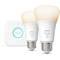 Philips Hue White Starter Kit with 2 Bulbs and Bridge