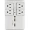 Sanus SA-OWSP42-W1 Surge W/4 Pivoting Outlets & 2 USB