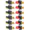 Speaker Snap Keystone Binding Posts 6 Pairs / 12 Pieces