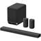 Sony HTA3000 soundbar, SASW5 sub, and SARS5 surrounds