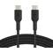 Belkin BoostCharge Braided USB-C to USB-C Cable, 1M Black