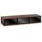 Salamander Designs Synergy 134- Dark Walnut / Black Glass