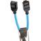 Kordz PRO CAT6 Slim Network Patch Cable - 8.2 ft - Blue