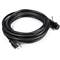 HOSA IEC C13 to NEMA 5-15P, 15 ft