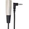 HOSA Right-angle 3.5mm TRS to XLR3M
