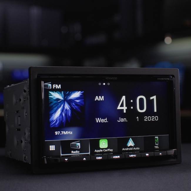 Kenwood DDX9707S DVD receiver at Crutchfield