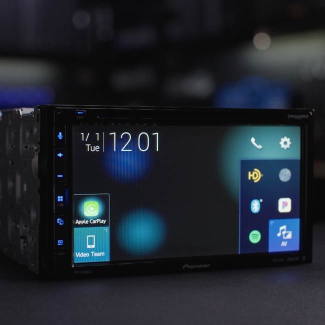 Pioneer AVH-2550NEX DVD receiver at Crutchfield