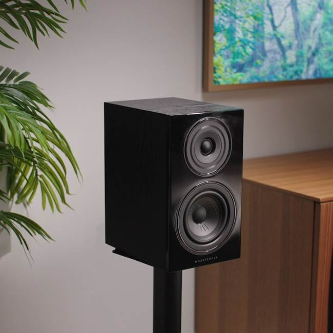 Wharfedale Diamond 12.1 (Black) Bookshelf speakers (Black) at