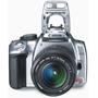 Canon EOS Digital Rebel XT Kit Silver (flash up)