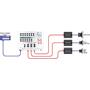 AudioControl EQX System Diagram: 6-channel EQ/crossover