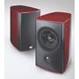 PSB Synchrony One B Dark Cherry pair - one shown with grille off