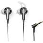 Bose® IE2 audio headphones Back (with one original-style tip and one StayHearT tip attached)