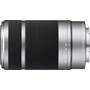 Sony SEL55210 55-210mm f/4.5-6.3 Side view (Silver)