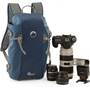 Lowepro Flipside Sport 15L AW Shown with typical cargo: cameras, accessories and lenses (not included)