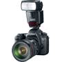 Canon EOS 6D Kit Shown with external flash (not included)