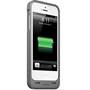 mophie juice pack helium™ Metallic black - left front view (iPhone 5 not included)